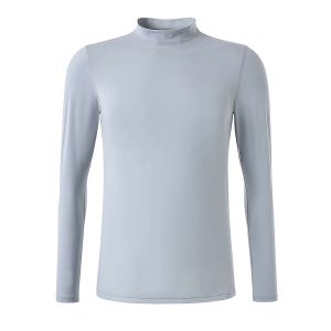 Supplex長袖涼感防曬內搭衣-灰