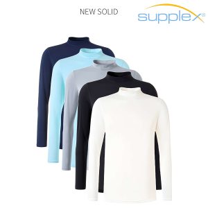 Alternative view of Supplex長袖涼感防曬內搭衣-灰