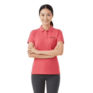 NCKU TORAY涼感快乾短袖Polo-粉